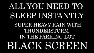 🌧️ Super Heavy Rain and Thunder Sounds for Sleeping, Insomnia, and Depression Relief 🌧️