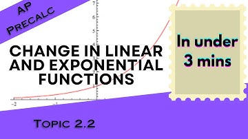 Sequences and an Intro to Exponential Functions in Under 3 mins (AP Precalculus Topic 2.2)