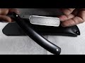 Посылка опасная бритва из дамасской стали от мастера Вячеслава Коннова  straight razor unboxing