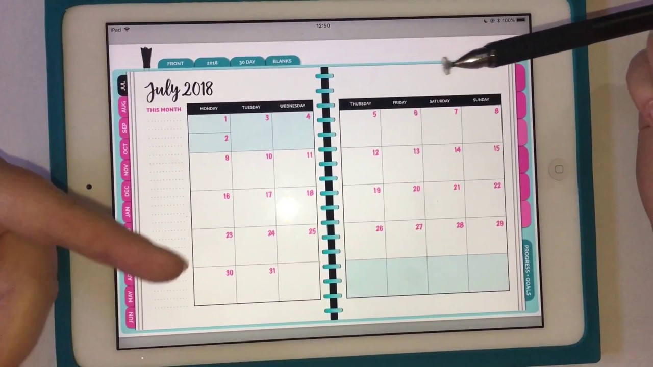 digiplanner central digital planner first look plus fitness sticker book fitness planner book