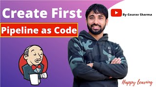 40. Jenkins for Beginners: Create first Pipeline as code - Create first Jenkinsfile