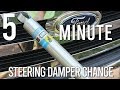 5 min Steering Damper Change // Ford Super Duty