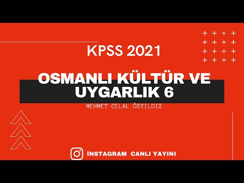 16 - TARİH - Mehmet Celal ÖZYILDIZ -  OSMANLI KÜLTÜR UYGARLIK 6