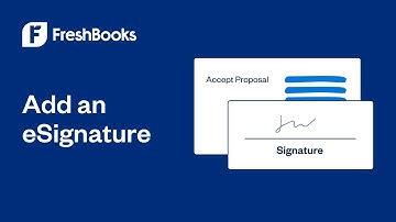 How a Client Can Add Their eSignature on FreshBooks