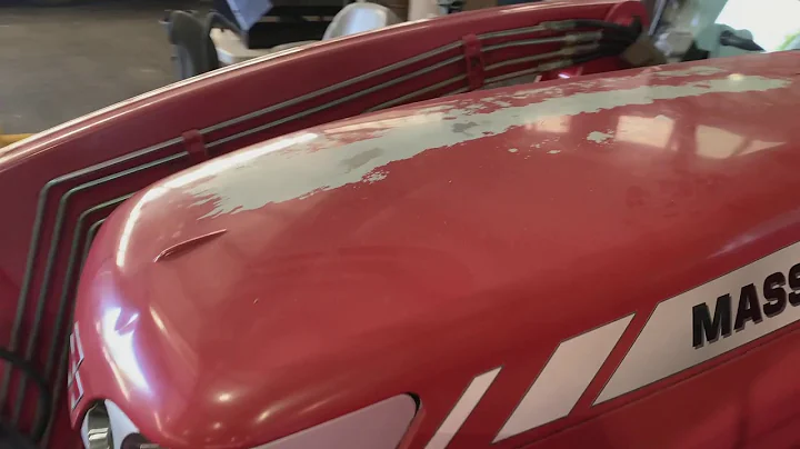 Massey Ferguson 1648 Tractor, DL130 Loader, Hydrostatic, 4x4, Cab, 790 hours, Very Clean