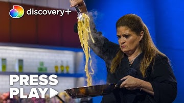 Press Play For a Preview of S1 Ep 4: Noodles Challenge | Alex vs America | discovery+