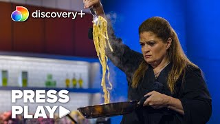 Press Play For a Preview of S1 Ep 4: Noodles Challenge | Alex vs America | discovery+