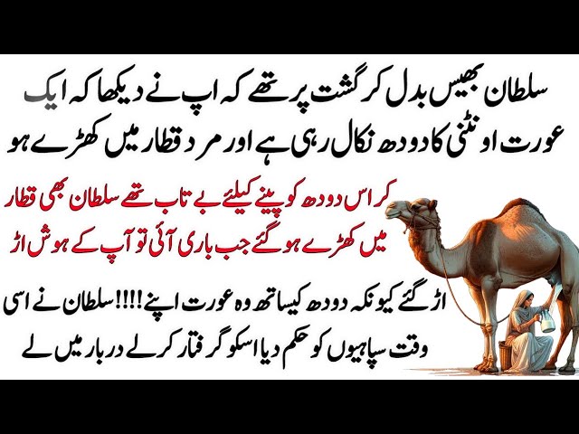 Woman who sell Camel milk in very cheap price - Sultan Story #43 class=