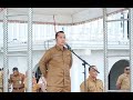 Kepala Dinas Kominfotiks Bertindak Sebagai Pembina Upacara Rutin Di Lingkungan Kabupaten Rohil