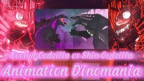 Kaijus React a Evolved Godzilla vs Shin Godzilla animation@DinoManiaYT