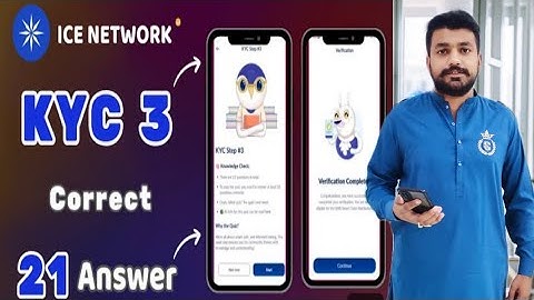 Ice Network KYC step #3 Guide #ice  step-by-step KYC process completed
