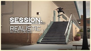 New School Yard Map | 'Realistic Montage' | SESSION: Skate Sim #56