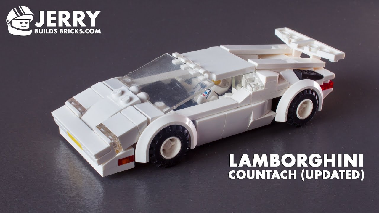 LEGO Lamborghini Countach - updated version instructions ...