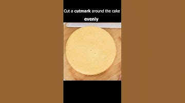 How to cut cake layers / cake slices perfectly in shortcut #shorts #cake