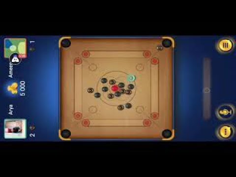 Online carrom board game