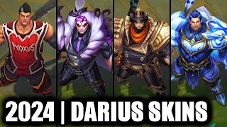 ALL DARIUS SKINS SPOTLIGHT 2024 | League of Legends