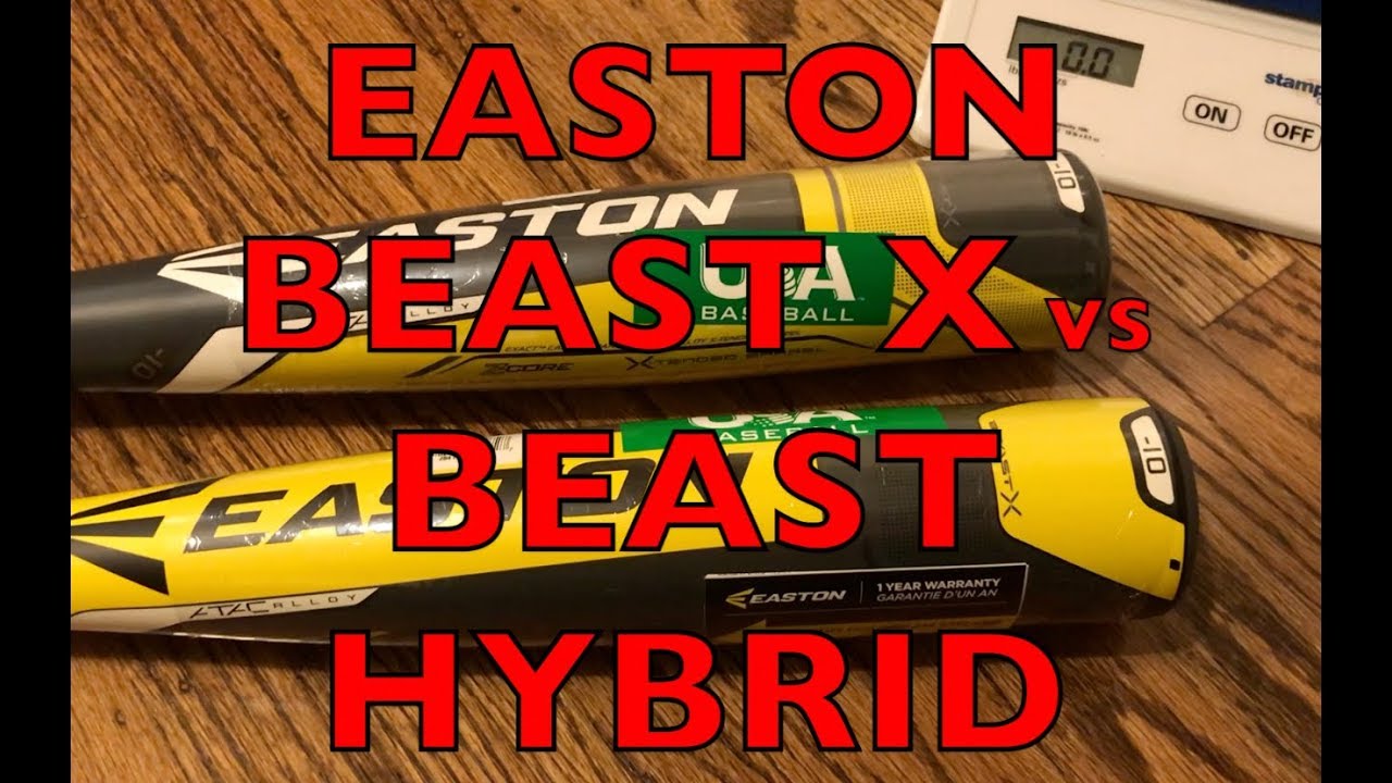 2018 Easton Beast X USA Baseball Bat vs Beast X Hybrid USA Bat Comparison Review