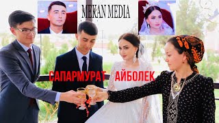 картинка: Сапармурат & Айболек..Туркменская свадьба в Таджикистане.2- часть. ​⁠@MEKANMEDIA