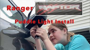 Ranger Raptor Signature Lux Puddle Light install