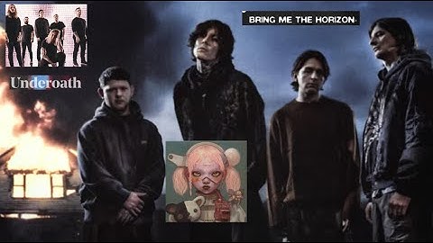 Bring Me The Horizon collab. w/ Underoath on song a bullet w- my namE On