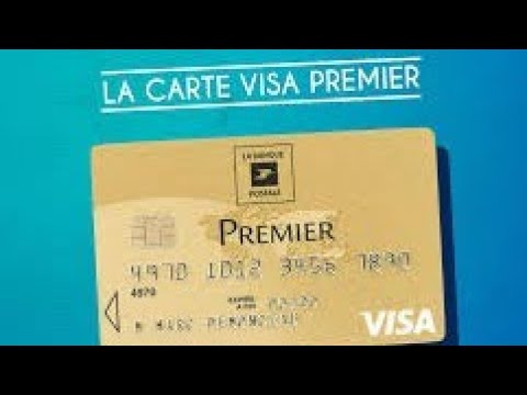 UNBOXING Cartes bancaires : Déballage de la carte bancaire ViSa Premier banque postale