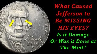 THIS 2019 JEFFERSON NICKEL IS MISSING THE EYEBALLS!! WHAT CAUSED THIS?! #therealdeal #livecoinqa by Live Coin Q & A   648 views 11 months ago 2 minutes, 47 seconds