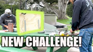 PARTITIONED COOKING CHALLENGE With Fisherman's Life | Can He Keep Up??