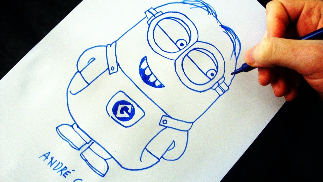 Como desenhar o Minion passo a passo 