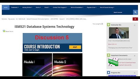 Data Base - Discussion 5