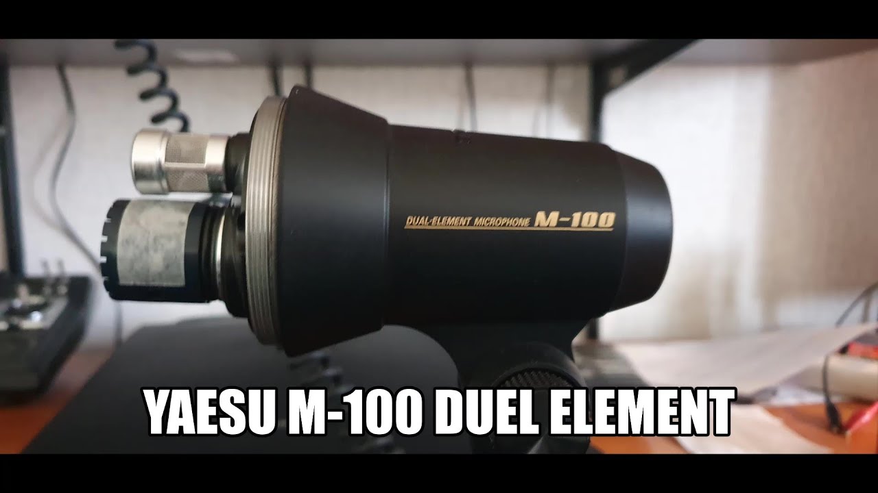 YAESU M-100 DUEL ELEMENT MICROPHONE,,,CLOSE UP AND AUDIO TEST🤔POWERED BY  THE YAESU FT 2000...PART 1