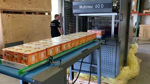 Maripak USA - MULTIMAC 60 D - Automatic - Servo-Driven - Shrink Wrapping / Bundling Beverage Trays
