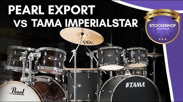Pearl Export vs Tama Imperialstar - Comparison video (SOUND DEMO)