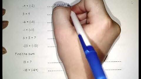 Grade 7 Module 2 Lesson 4: Adding Integers