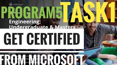Microsoft virtual internship task 1 program 5 | Discover the value of applying a growth mindset