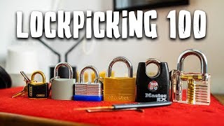 I Learned How to Pick All of These Locks!! (Lockpicking 100)