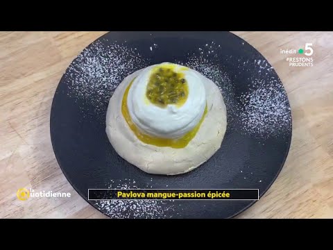 recette-:-pavlova-mangue-passion-épicée---la-quotidienne