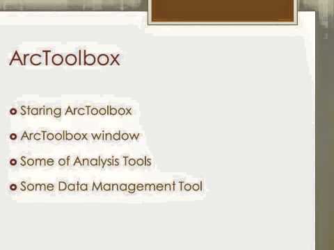 Arcmap command Arctoolbox