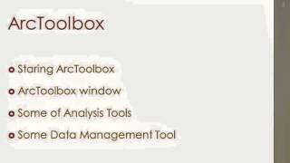 Arcmap command Arctoolbox
