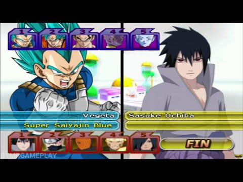 DRAGON BALL VS NARUTO (CPU VS CPU) Dragon Ball Budokai Tenkaichi 3 Mods