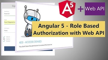 Angular 5 - Role Based Authorization with Web API