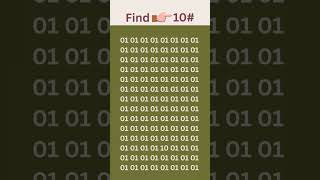 find 10 #puzzlegame #puzzle #iqtest #braintest #youtubeshorts #youtube #trending #viral #knowledge