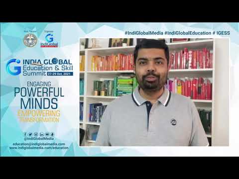 Special Message of Dr. Chandreshekhar DP, CEO, JGI Schools, Hyderabad for IGESS 2021