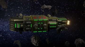 HTS m14 Space Ship Animation- Blender 2.91