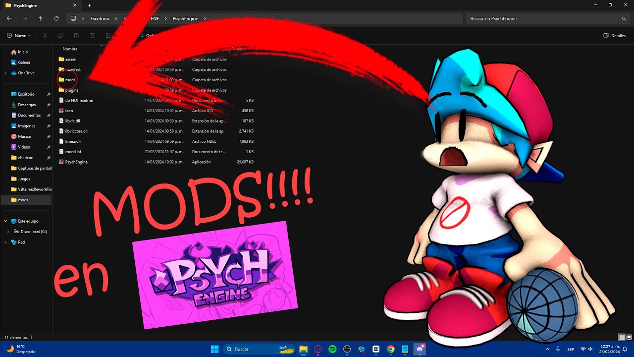 TUTORIAL de como DESCARGAR MODS en PSYCH ENGINE | Keirrez - YouTube