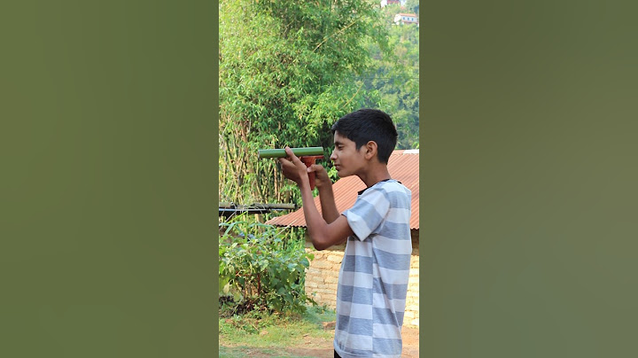 How To Make Bamboo Gun For Brother, Simple Idea || Easy To Make #shorts