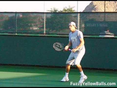 lessons review แปลว่า Bob Bryan - Backhands in Slow Motion