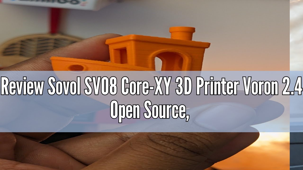Sovol SV08: the new CoreXY 3D printer - 3D Serial Testeur