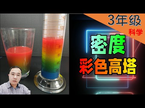 三年级 科学 单元七【密度】|  活动6 【彩色高塔】|  课文：第101页    PART 4 | 3年级 | KSSR  | TSLAU