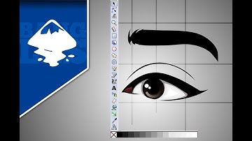Inkscape Tutorials : How To make Eye Vector Using Inkscape