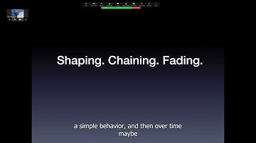 EDP310_M1_L2_Segment 1 Definition of Shaping. Chaining.Fading